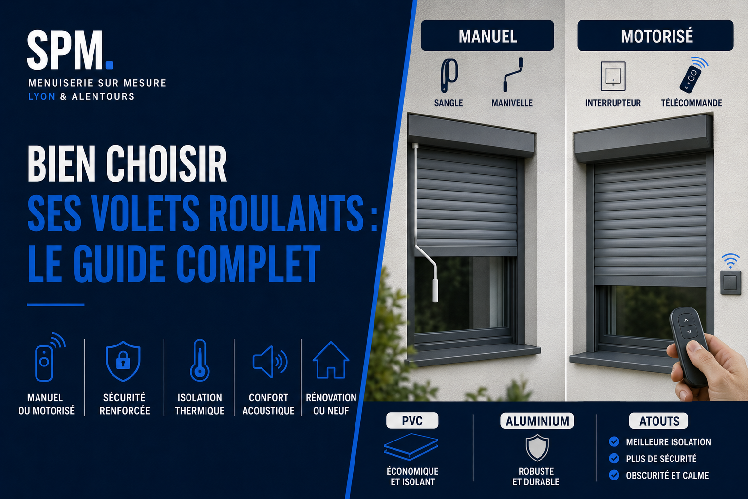Bien choisir ses volets roulants : guide complet