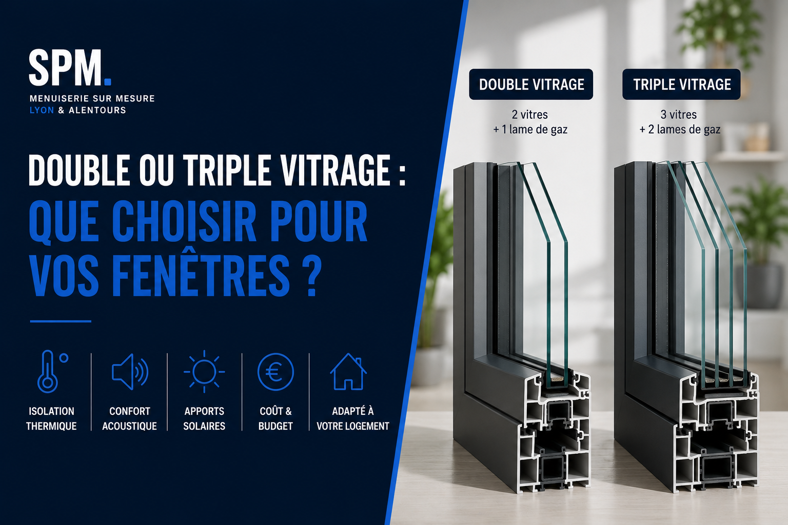 Double ou triple vitrage : guide pour choisir