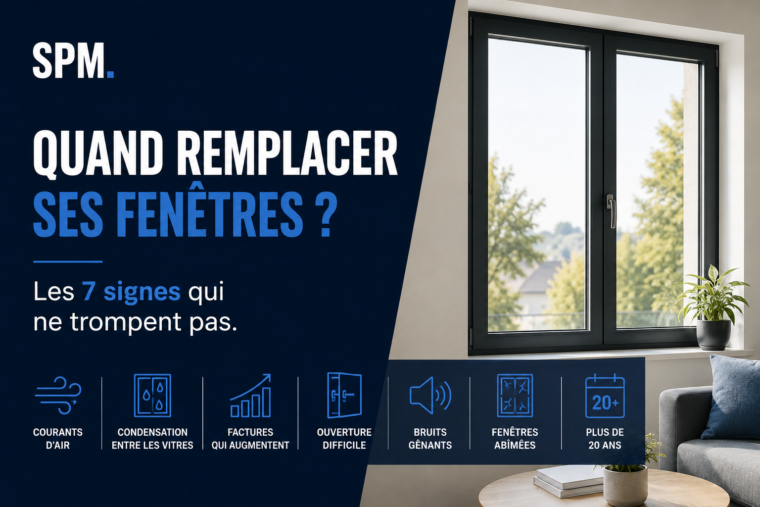 Les 7 signes pour savoir quand remplacer ses fenêtres